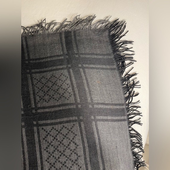 Gucci Jacquard Silk Wool Scarf/Shawl - Picture 10 of 10